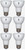 (6 bulbs) GE Lighting  45533 LED Par20 Indoor Floodlight, 7 watt, Daylight, 500 Lumens, Dimmable LED Light Bulb