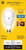 Plump GE ultra bright LED 3-way light bulb, 75/150/250 watt replacement, Soft White, 1100/2310/3900 lumens, exceptionally bright LED A23, frost finish, irregular size