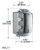 (case of 10) Eaton WIU-1VX Weather Protective Cover, self closing,  Vertical Mount, Gray, Grey, Single Gang Standard
