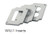 (case of 10) Eaton WIU-1VX Weather Protective Cover, self closing,  Vertical Mount, Gray, Grey, Single Gang Standard
