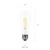 Sylvania Reduced Eye Strain ST19 LED Light Bulb, 40W = 5W, 13 Year, Dimmable, Clear, 5000K, Daylight - 8 Pack (41236)