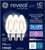 (3 bulbs) GE 42465 Reveal LED 25-Watt equivalent LED Chandelier Bulb, 200 lumens, 2.5 watts, candelabra base, blunt tip, Color-Enhancing Dimmable Candle Light Bulb 