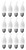 (case of 12) GE Soft White LED Chandelier Candle Bulb, 5 watt, 500 lumen, medium base, dimmable, frosted, bent tip, decorative LED CAM bulb, 60 watt equivalent