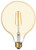 GE Lighting Large Vintage LED G40 Warm Candlelight, Amber Glass, 60 watt equivalent using only 5.5 watts, Dimmable, Medium Base, Vintage Style LED Light Bulb