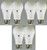 (6 bulbs) GE classic LED A19 Daylight Bulbs, 15 watts, 1600 Lumens  , HD Light, Exceptional color contrast and brightness, 100 watt equivalent, LED light bulb