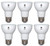 (6 bulbs) GE LED PAR20 Warm White Dimmable Indoor Spotlight, 50-Watt Equivalent, 520 Lumens, 3000K warm white, 7 watt, HD Light exceptional color contrast & boldness