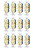 (case of 12) Eaton TR270A-9A Tamper Resistant Duplex Receptacle, 15-Amp, 125-Volt, Almond, NEMA 5-15