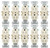 (quantity of 10) Eaton TR270A Tamper Resistant duplex receptacle, Almond, #14-10 AWG, 15A, flush mount