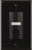 Eaton VS310R-BK Vacancy Sensor Dual 3-Way Switch with LED Nightlight, Black, 120V, Wire Leads, 1-pole, 3-way