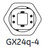 GE 39282 LED 4-Pin (GX24q), 18.5 watt, 1850 lumen,  3000K, Replacement for Compact Fluorescent CFL Plug-In lamp, Horizontal, Ballast Compatible, LED19GX24q-H/830