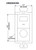 Leviton Programmable Digital Timer TS300-DW, 120/277 Vac, Backlit LED, Visual and Audible turnoff warning, 3-way and multiple way switching, Controls Incandescent & fluorescent lighting & motor loads