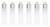 (case of 6 tubes) GE 67420 Straight T5 Fluorescent Tube, 21 inch, 13 watt, 800 lumen, Reveal HD Light 2600K,  Under cabinet T5 fluorescent lamp, F13T5/KB/RVL/CB 