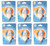 (pack of 6 bulbs) GE 37152 LED Decorative Light Bulb, Candle shape, Candelabra base, Daylight, 4.2 watt LED Light Bulb