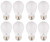 (8 bulbs) GE LED Daylight A15, 40 watt equivalent, 300 lumens, 5000K Daylight A15 Ceiling Fan/Appliance Light Bulb, frosted finish medium base, Dimmable 