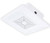Hubbell FuelLED Recessed LED Canopy light, 5750 lumens, 60 watts, 5100K, Concentrated Square Distribution, LED Light Fixture, 120-277V, White