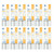 (24 bulbs) GE 66829 Kitchen & Bath Straight Fluorescent T8 Light Bulb, 32 Watt, 2900 lumens, 3000K Warm White, 48 inch T8 lamp