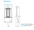 Philips Stonco Outdoor LED Area Light, Field Adjustable Wattage Selector (46W, 55W, 63W, 71W), 7600 lumens min, 11500 lumens max, AL70-NW-G2-AR-3-8-FAWS-TLRD3-BZ 