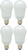 (4 bulbs) GE Lighting 89634 Energy Smart CFL 20-Watt (75-watt replacement) 1100-Lumen A19 Light Bulb with Medium Bas
