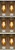 (6 bulbs) Sylvania ST19 Vintage LED 60 watt replacement using only 6 watts,  Antique Amber Glow, 650 lumens, LED light bulb