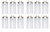 (case of 12) GE 64242 - F30T12/D/RS Straight T12 Fluorescent Tube Light Bulb, 36 inches, 30 watt, 1900 lumen, Daylight 6500K ,T12 Fluorescent light bulb, rapid start