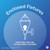 (4 bulbs) GE Refresh LED Light Bulbs, 60 Watt, Daylight, A19, 10 watt, 800 lumens, Dimmable, energetic daylight LED bulb