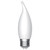 (3 Bulbs) GE Ultra Bright LED Light Bulbs, 100W, Daylight Candle Lights, Frosted Decorative CA12 Light Bulbs, Medium Base 