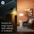 (3 Bulbs) GE Ultra Bright LED Light Bulbs, 100W, Daylight Candle Lights, Frosted Decorative CA12 Light Bulbs, Medium Base 