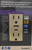 Eaton Receptacle Plug with 5 amp USB Charging, USB Type A and Type C, without adapters, 15A, 125V 5-15R Receptacle, Ivory, TRUSBAC15V 