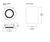 (case of 6) Philips Lightolier LED Retrofit Downlight, 6 inch round, 900 lumen, 10 watts, 3000K Color Temp, 120V, White