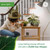 (2 bulbs) GE Grow Lights for Indoor Plants, BR30 Indoor Floodlight, LED Light Bulbs for Flowers and Fruit, Advanced Red Light Spectrum, 25,000 Hours Lifespan, 15 PPF, (Packaging May Vary)