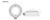 NX Lighting Controls WASP Occupancy Sensor WSPSM208,  Digital Passive Infrafred (PIR) Surface Mount, 208 / 240VAC, White