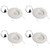 (case of 4) SYLVANIA ULTRA LED RT5/6 inch Recessed Downlight Kit, 16W, Replaces 100W Incandescent, 1200 lumens, Plastic Bulbs, 4000K Cool White, Dimmable down to 10%, 50,000 Hours,