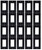 (case of 40) Eaton Wiring 1-Gang Decorator Wall Plate, Nylon, Standard, Black, 5151BK