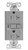 EATON Wiring TRAFCI20GY 20 Amp Tamper Resistant AFCI Receptacle, Gray Finish