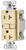 EATON Wiring TRAFCI20V 20 Amp Tamper Resistant AFCI Receptacle, Ivory Finish