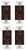 (case of 4) Eaton TRAFCI15B 15 Amp Tamper Resistant AFCI Receptacle, Brown Finish, 2-pole, 3-wire grounding