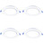 (case of 4) Signify Lightolier LED 6 inch Round Gimbal Downlight, 15 watt 1100 lumen, field selectable 5CCT (2700K, 3000K, 3500K, 4000K, 5000K), 120V, Triac Dimming, White, GB6R11ESCT1W
