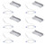 Philips Lightolier LED Flat Downlight, 3 inch round, 400 lumen, 8 watts, Field Selectable Color Temperature, Wafer Thin half inch, TRIAC Dimming