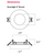 Philips Lightolier LED Flat Downlight, 3 inch round, 400 lumen, 8 watts, Field Selectable Color Temperature, Wafer Thin half inch, TRIAC Dimming