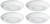 (case of 4) HALO BLD 4 in. 3000K Soft White Color Temperature Integrated LED Recessed Surface Mount Trim, 600 lumens, Title 20 Compliant, BLD406930WHR-CA