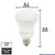 GE 12273 - EL23/R25/WW Flood Screw Base Compact Fluorescent Light Bulb,  1100 lumen, 23 watts, 3000K Warm White