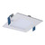 Halo HLB4S069301EMWR LED Ultra Thin Downlight, 4 inch square, Recessed Integrated LED Kit, White, Dimmable
