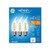 GE Refresh 40-Watt EQ CA10 Daylight Dimmable Candle Bulb Light Bulb (3-Pack)