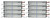 (8  pack) GE 38975 Led15T8/Dr/D4L 120-277V 60W 4 Led Lamp 0-10V Dimming Driver