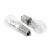 GE Lamps 6S6/3-120 Quartzline S6 Incandescent Lamp 6 Watt 120 Volt Candelabra Screw E12 Base 5000 Hour Life Clear