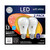 GE Lighting 67572 LED A19 Light Bulb with Medium Base, 7-Watt, Soft White, 2-Pack, 2 Piece