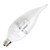 GE 75553 - LED4DCACCF/824 Candle Tip LED Light Bulb, 4 watt, 250 lumen, Chandelier Bulb with Candelabra base, Dimmable, 2400K warm white