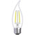 GE LED Chandelier Bulb, 3 watt, 300 lumen, medium base, 2500K Color Temperature, Dimmable