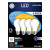 GE Lighting 93098313 LED Light Bulbs, Frosted Soft White, 8-Watts, 750 Lumens, 4-Pk.