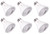 (case of 6) GE Lighting LED Lamp, 7 watt, 120 volt, PAR20, Medium Base, 500 lumens, 80 CRI, 2700 K